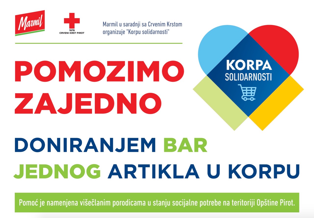 Photo of Humanitarna akcija “Korpa solidarnosti” u supermarketima “Marmil”