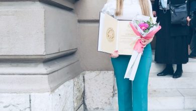 Katarina Jordanović, dobitnica povelje Univerziteta u Nišu