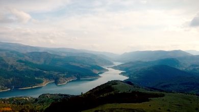 zavojsko jezero, pogled sa vidikovca Smilovica