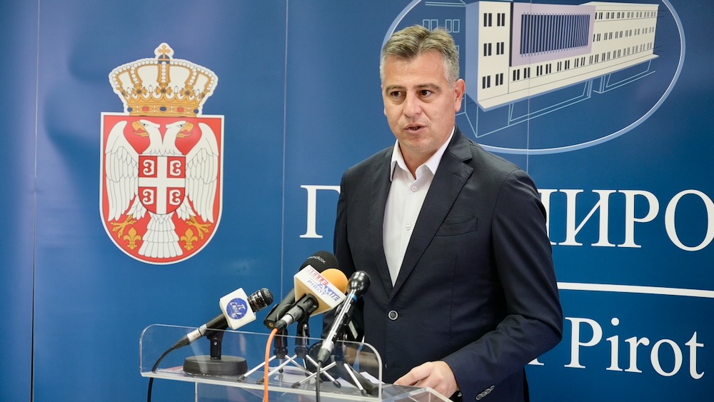 Gradonačelnik Pirota Vladan Vasić